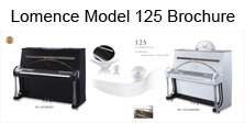 Lomence Modern Crystal Pianos - Model 125 Brochure
